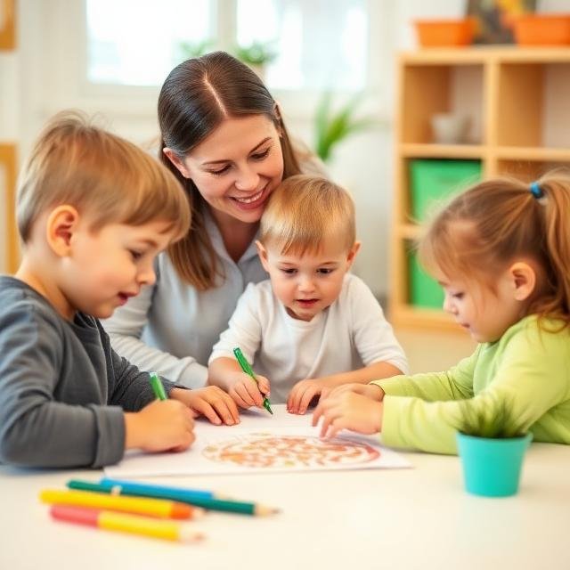 Children learning